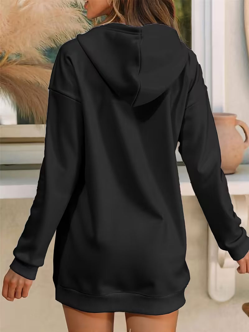 Sweat-shirt à capuche long