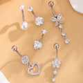piercing nombril en acier inoxydable